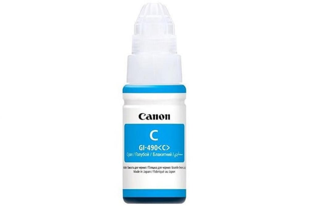 изображение Оригінальне чорнило для Canon, GI-490 Cyan (70 мл) (0664c001)